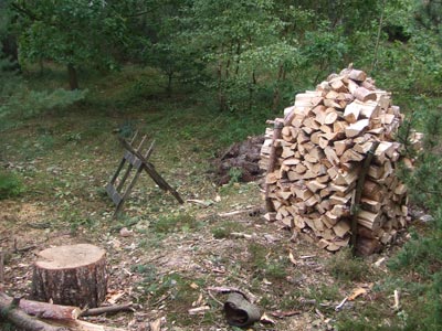 firewood stack